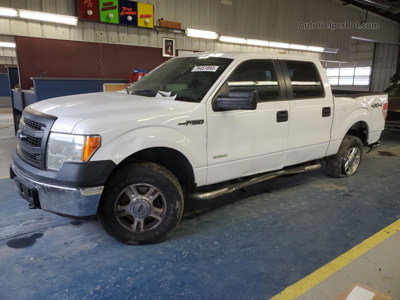 2014 Ford F150 Supercrew White vin: 1FTFW1ET3EKE45605