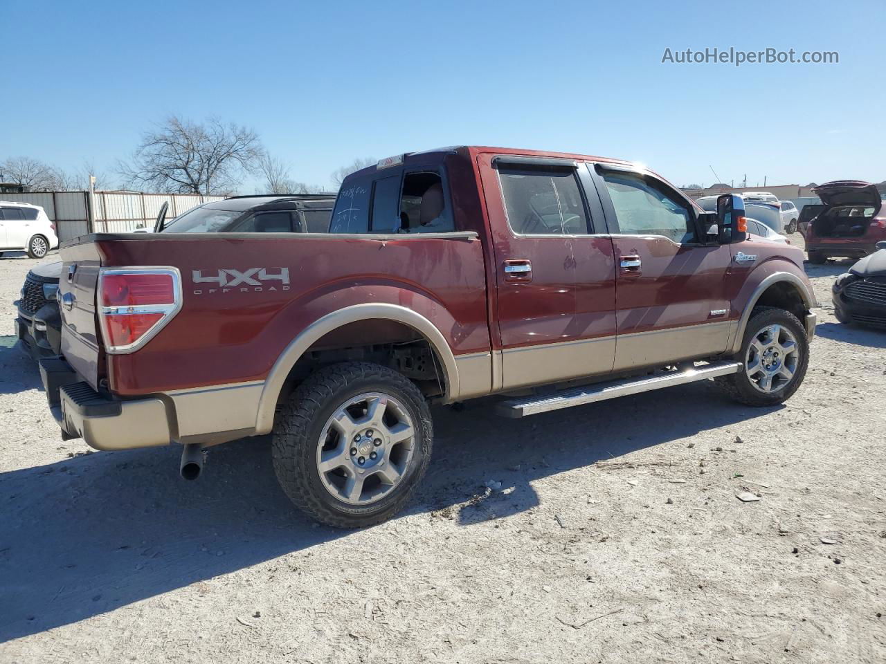 2014 Ford F150 Supercrew Red vin: 1FTFW1ET3EKE83187