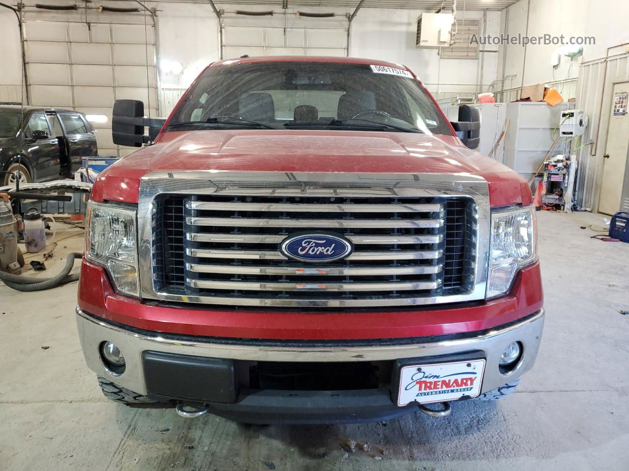 2011 Ford F150 Supercrew Burgundy vin: 1FTFW1ET4BFB17033