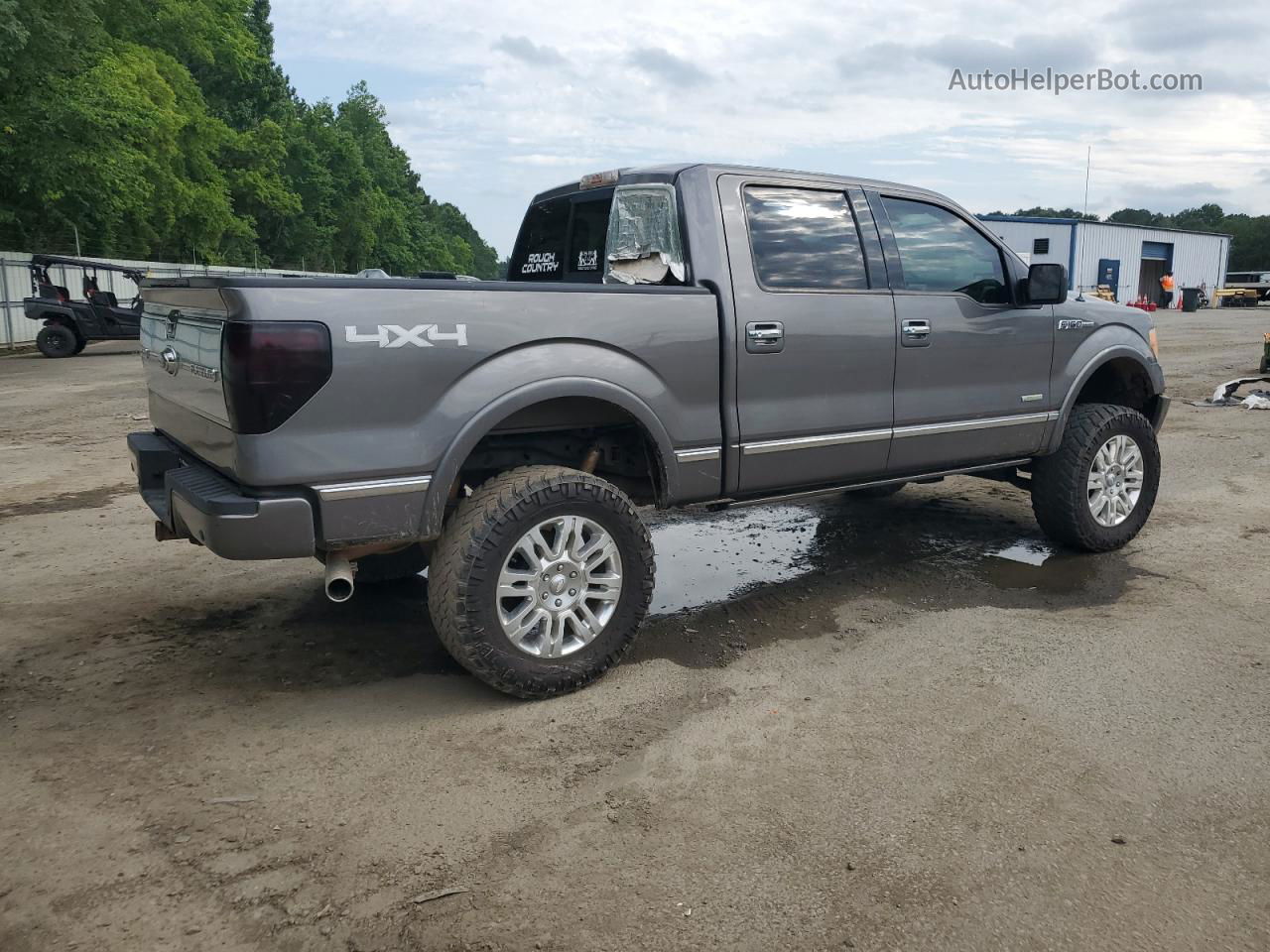 2011 Ford F150 Supercrew Gray vin: 1FTFW1ET4BFB29229