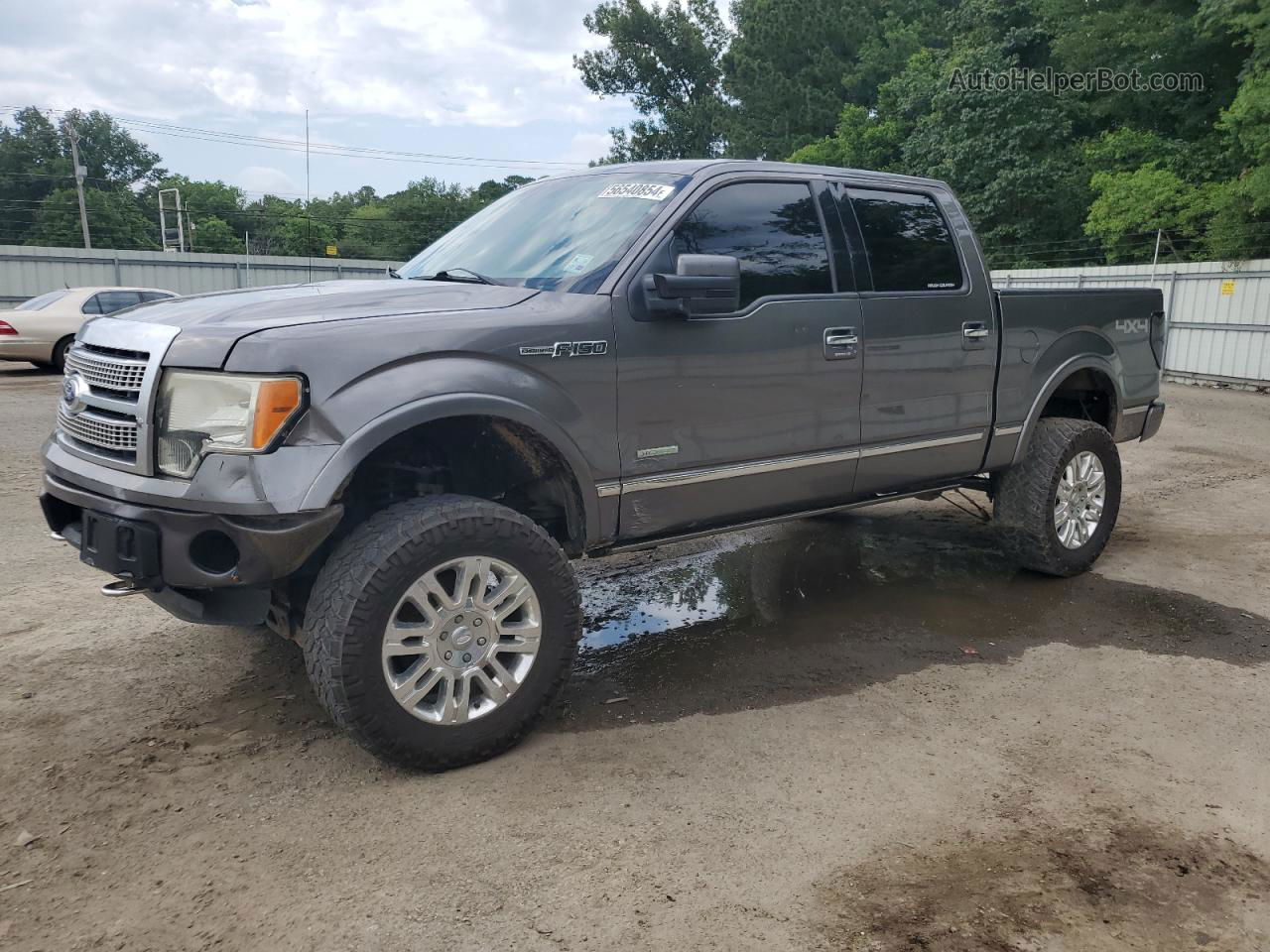 2011 Ford F150 Supercrew Gray vin: 1FTFW1ET4BFB29229
