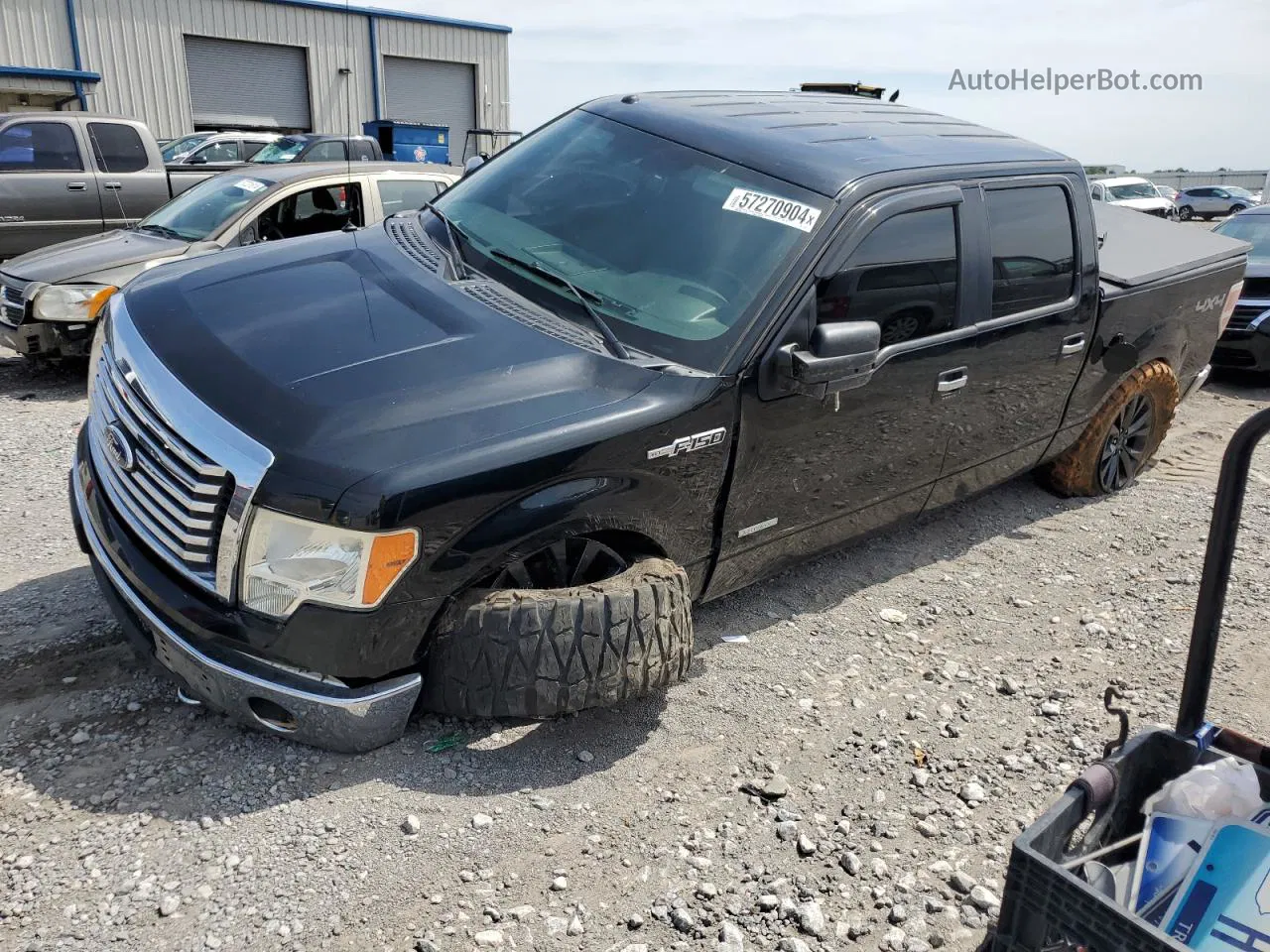 2011 Ford F150 Supercrew Black vin: 1FTFW1ET4BFC48267