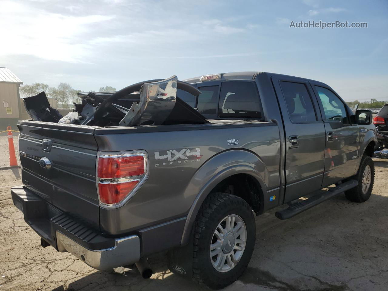 2011 Ford F150 Supercrew Gray vin: 1FTFW1ET4BFC66154