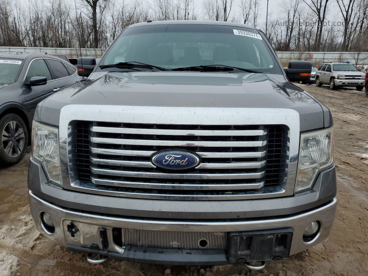 2011 Ford F150 Supercrew Gray vin: 1FTFW1ET4BFC96447