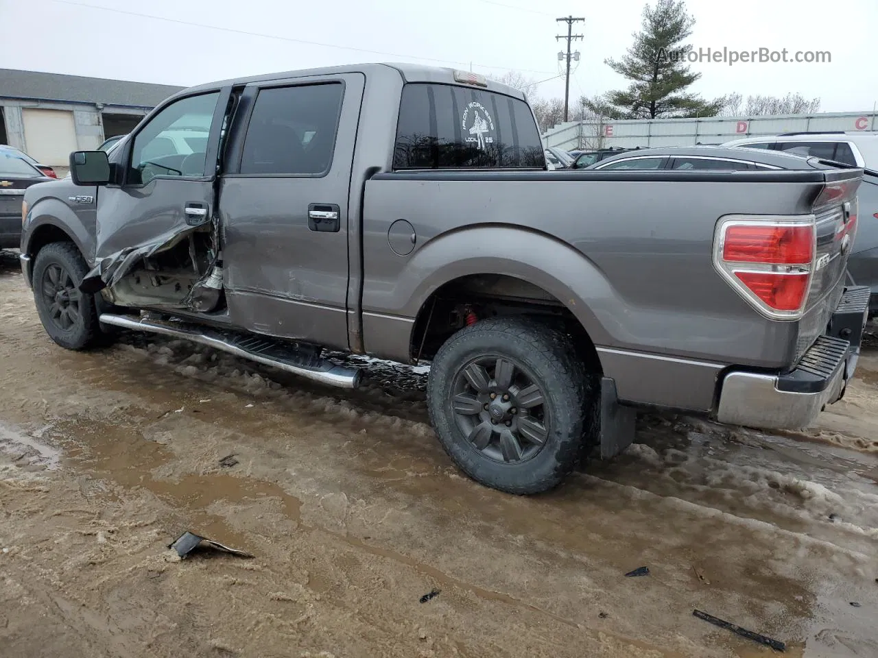 2011 Ford F150 Supercrew Gray vin: 1FTFW1ET4BFC96447