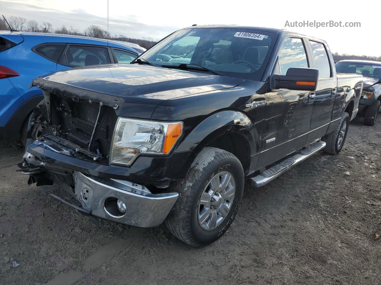 2011 Ford F150 Supercrew Черный vin: 1FTFW1ET4BKE14438