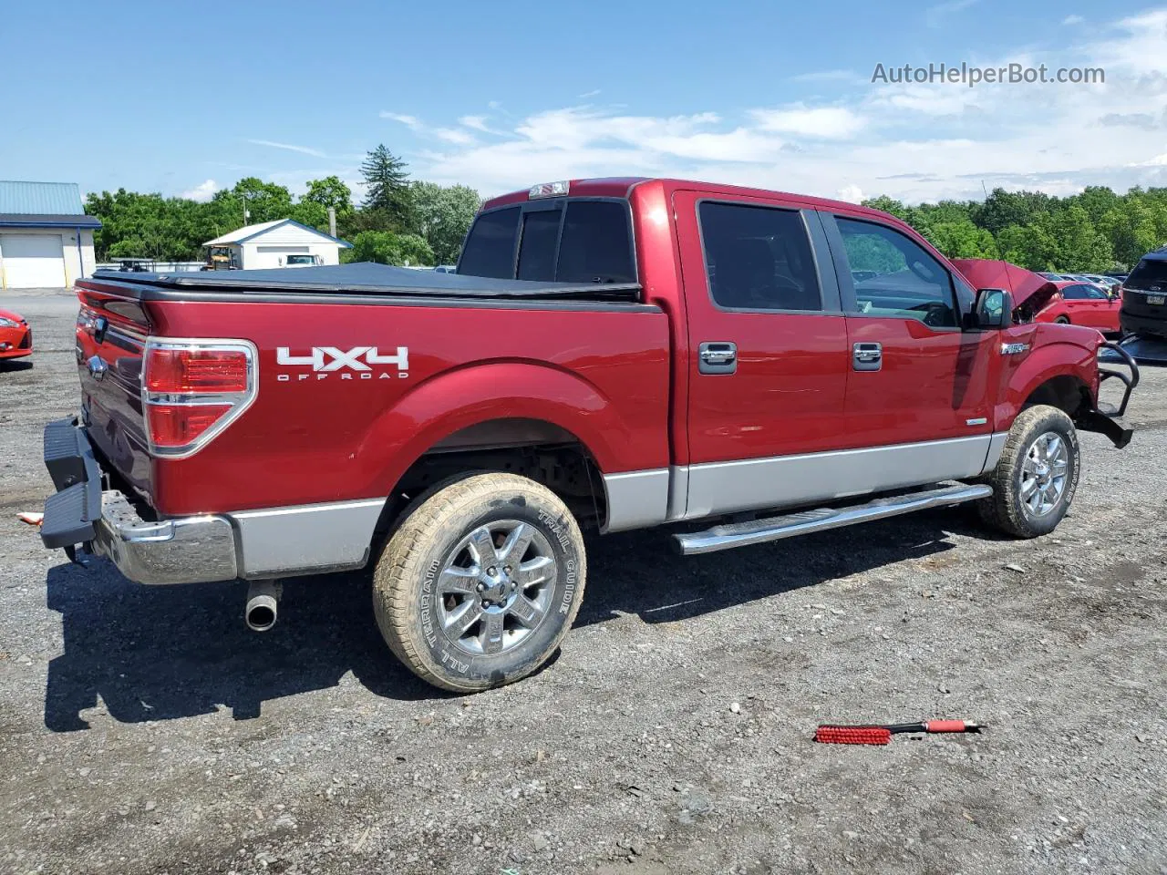 2014 Ford F150 Supercrew Red vin: 1FTFW1ET4EFD08973