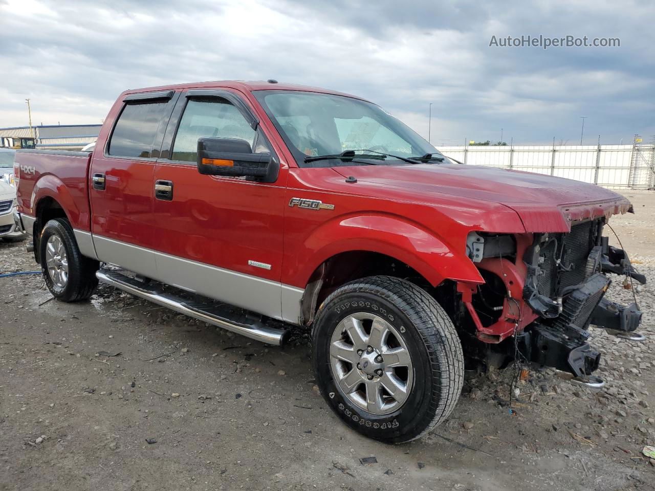 2014 Ford F150 Supercrew Burgundy vin: 1FTFW1ET4EKD51961