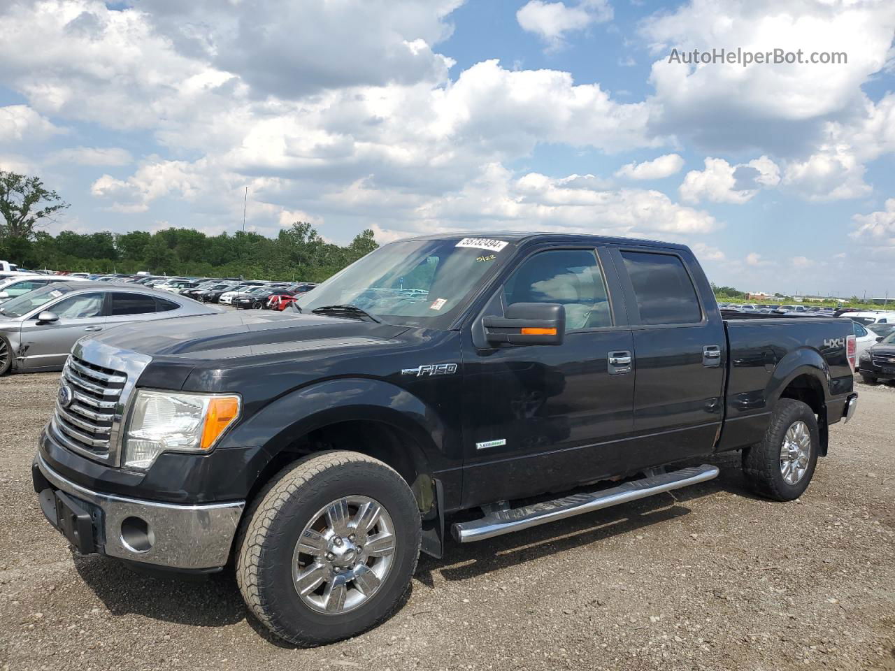 2011 Ford F150 Supercrew Black vin: 1FTFW1ET5BFB32656