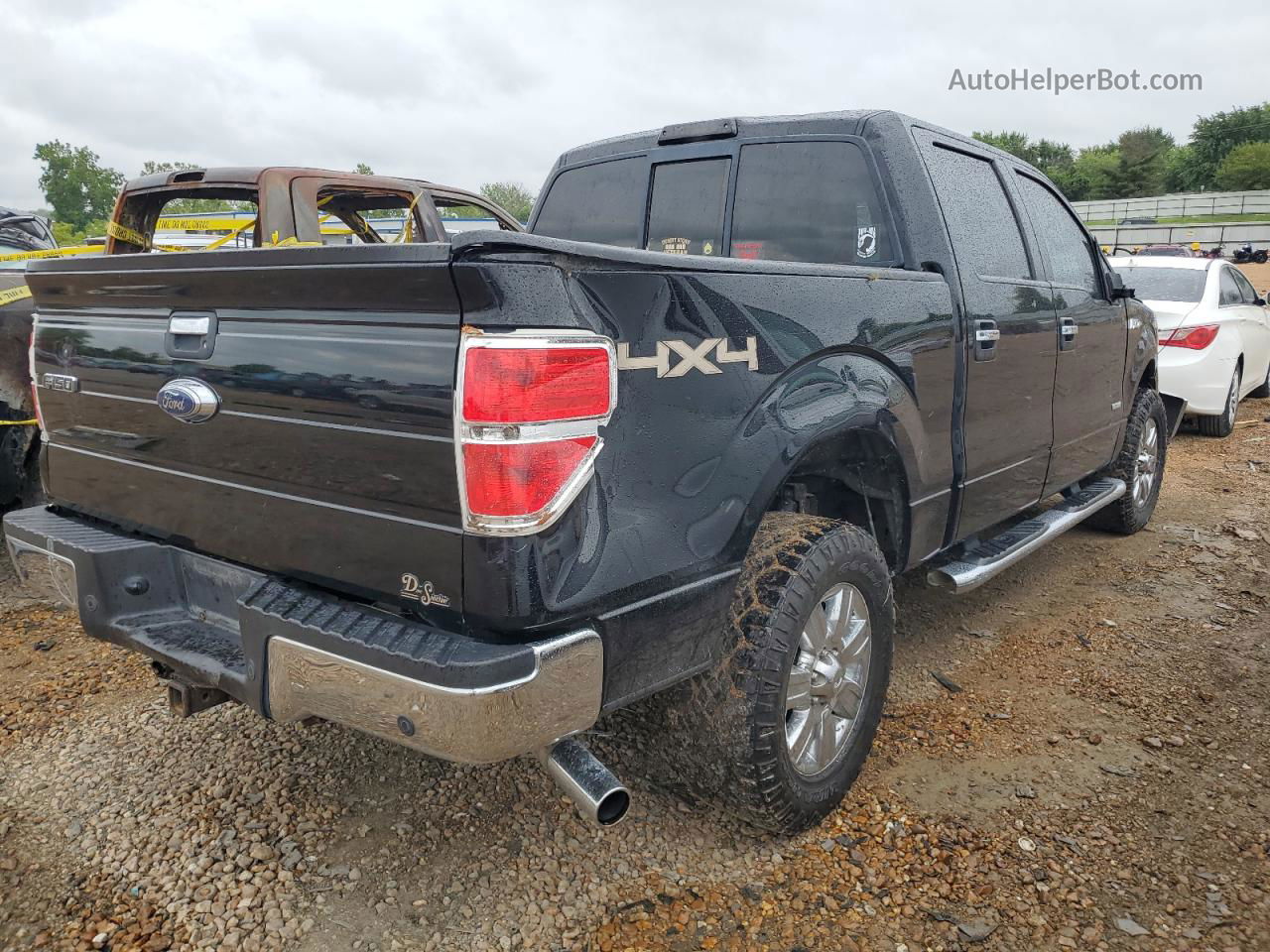 2011 Ford F150 Supercrew Black vin: 1FTFW1ET5BFC75459