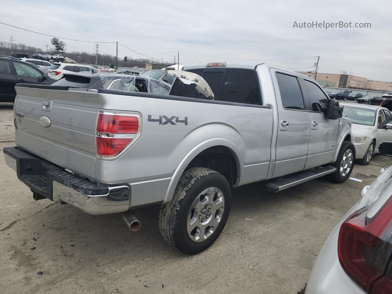 2011 Ford F150 Supercrew Gray vin: 1FTFW1ET5BFD19329