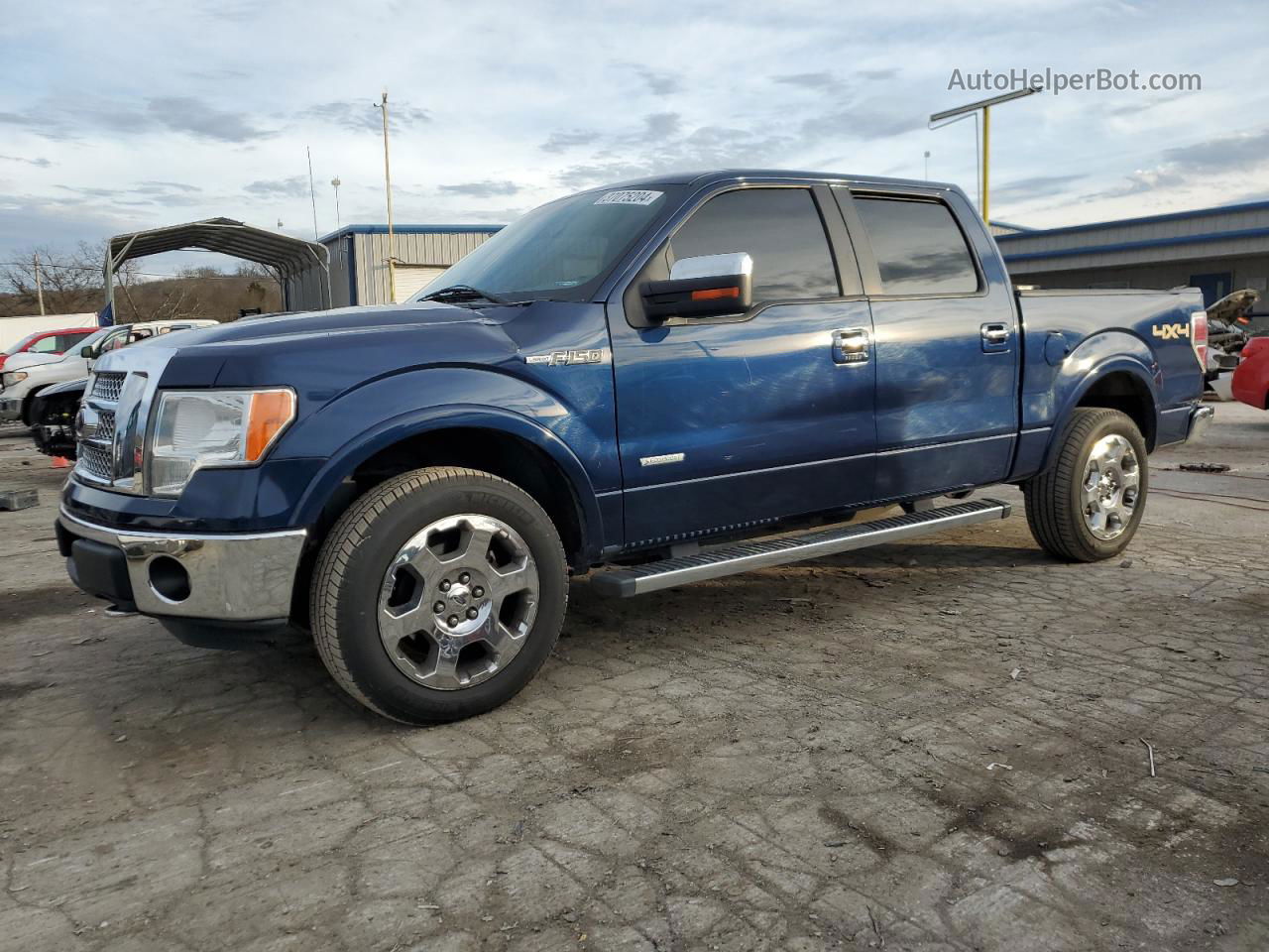 2011 Ford F150 Supercrew Blue vin: 1FTFW1ET5BFD26457