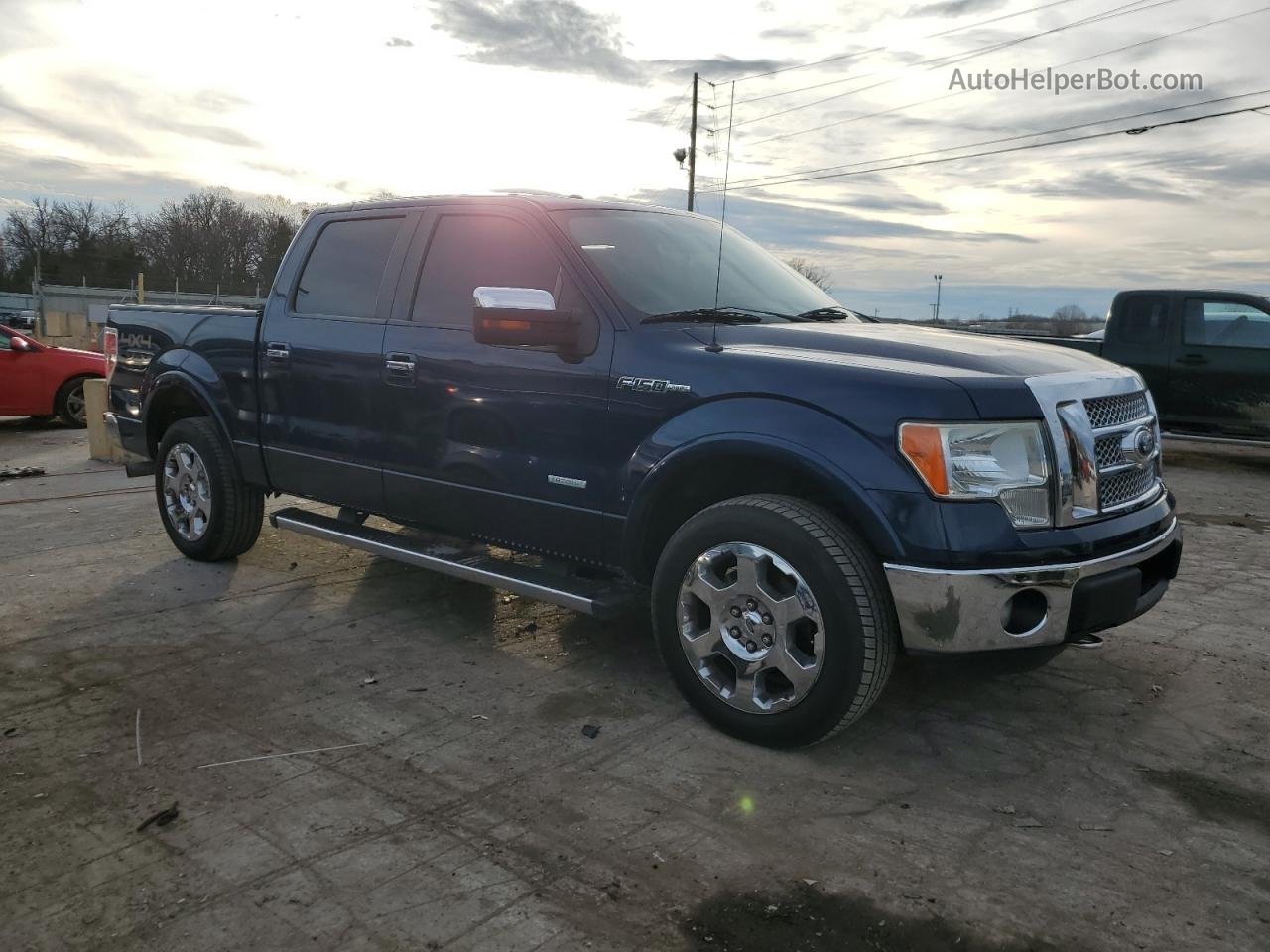 2011 Ford F150 Supercrew Blue vin: 1FTFW1ET5BFD26457