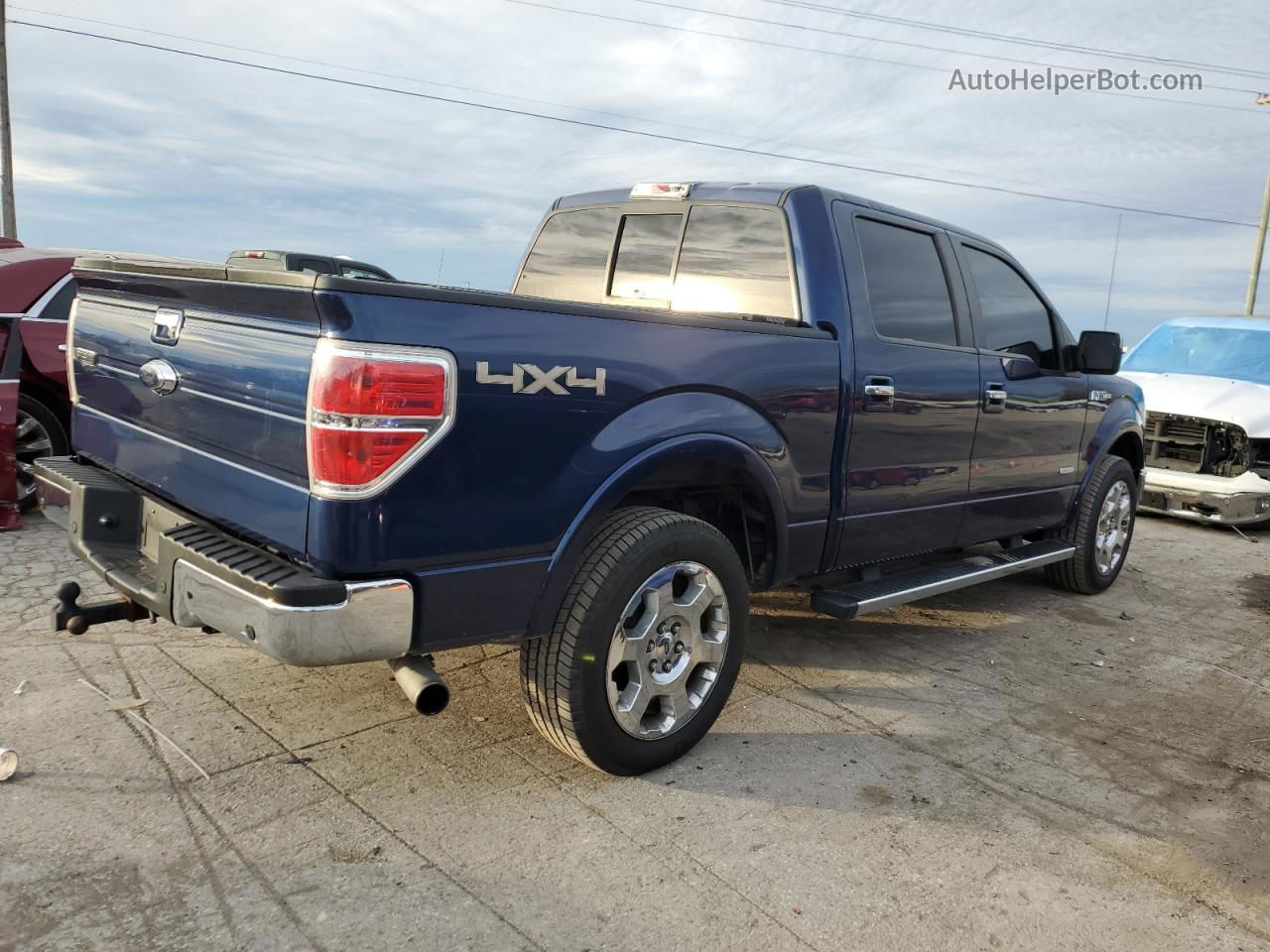 2011 Ford F150 Supercrew Blue vin: 1FTFW1ET5BFD26457