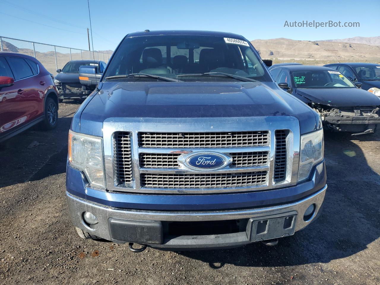 2011 Ford F150 Supercrew Blue vin: 1FTFW1ET5BKD48580