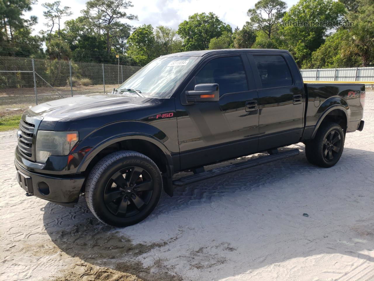 2014 Ford F150 Supercrew Black vin: 1FTFW1ET5EFC45656