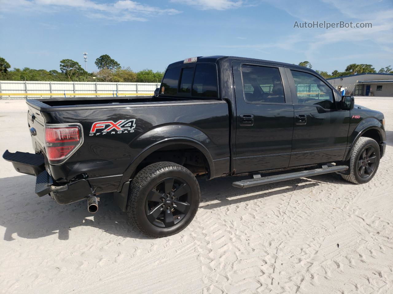 2014 Ford F150 Supercrew Black vin: 1FTFW1ET5EFC45656