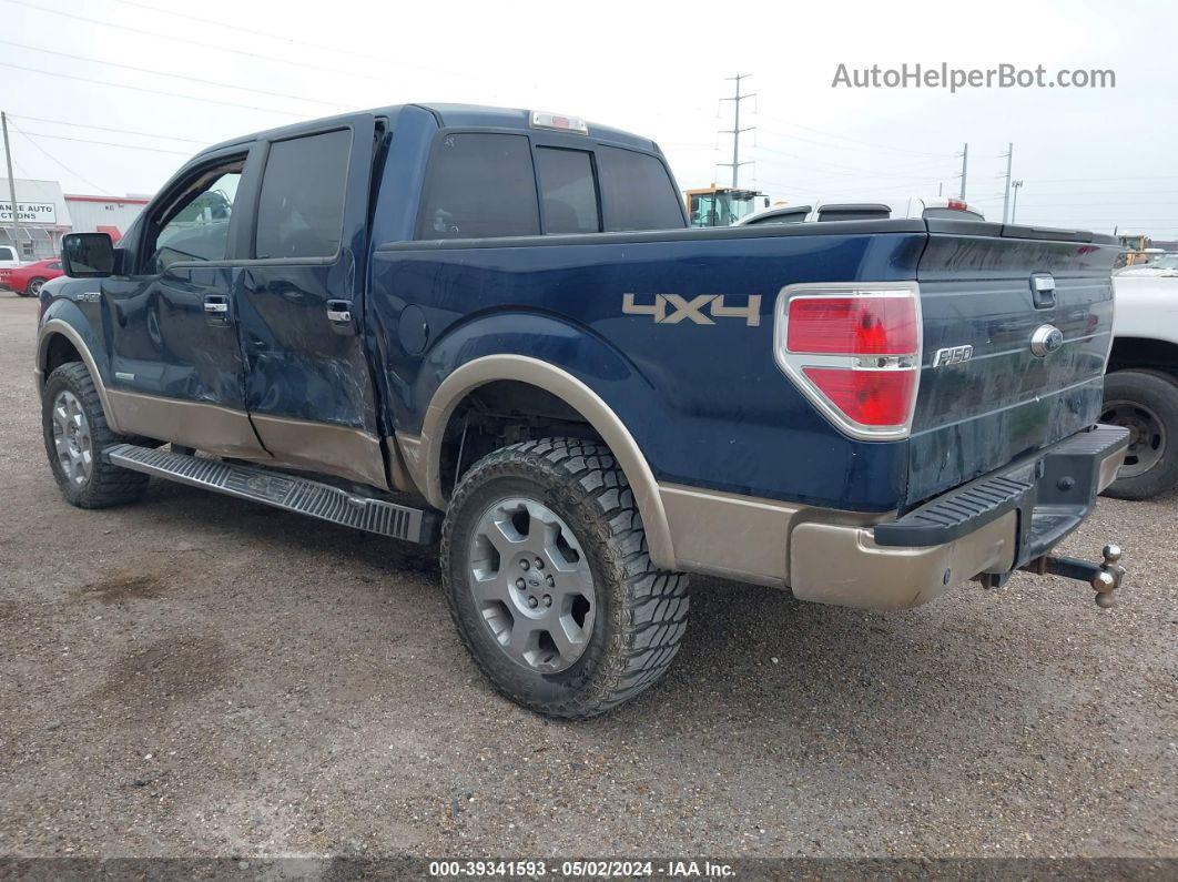 2014 Ford F-150 Lariat Синий vin: 1FTFW1ET5EKE20477