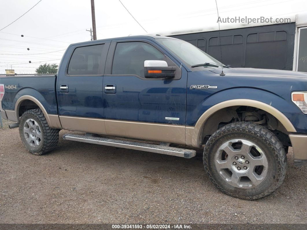 2014 Ford F-150 Lariat Синий vin: 1FTFW1ET5EKE20477