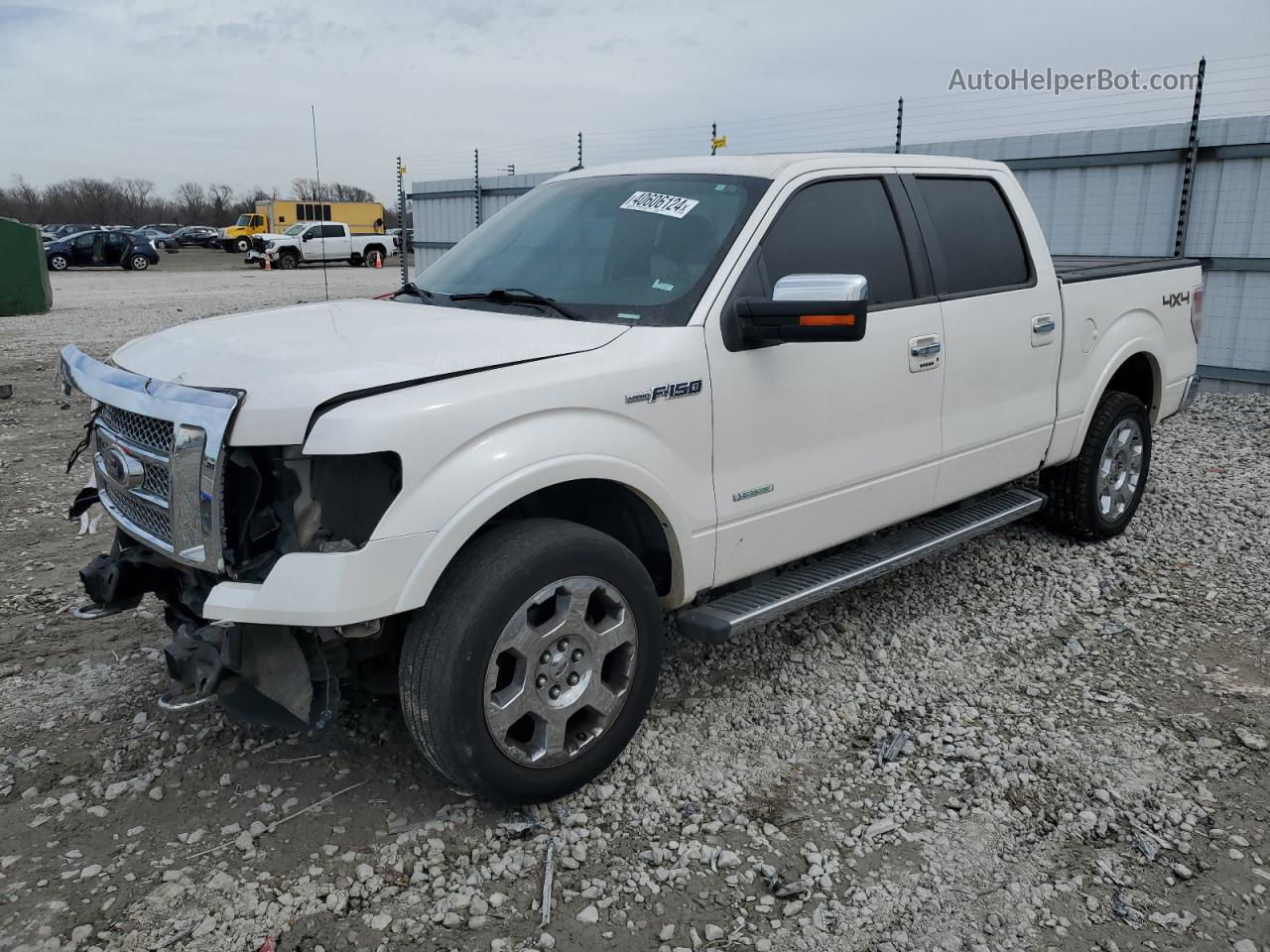 2011 Ford F150 Supercrew White vin: 1FTFW1ET6BFA84424