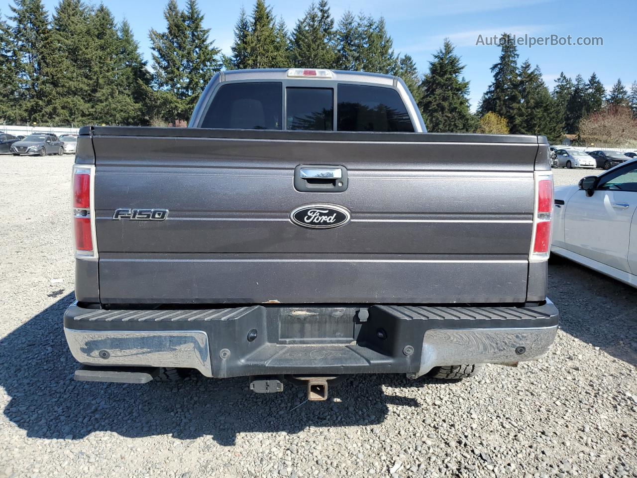 2011 Ford F150 Supercrew Gray vin: 1FTFW1ET6BFB22654