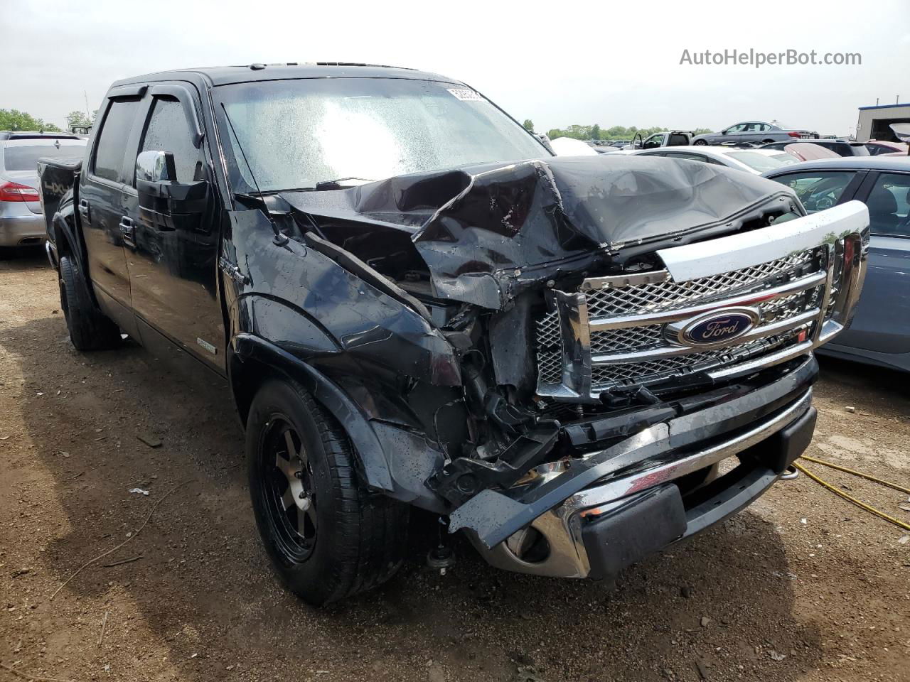 2011 Ford F150 Supercrew Black vin: 1FTFW1ET6BFB22881