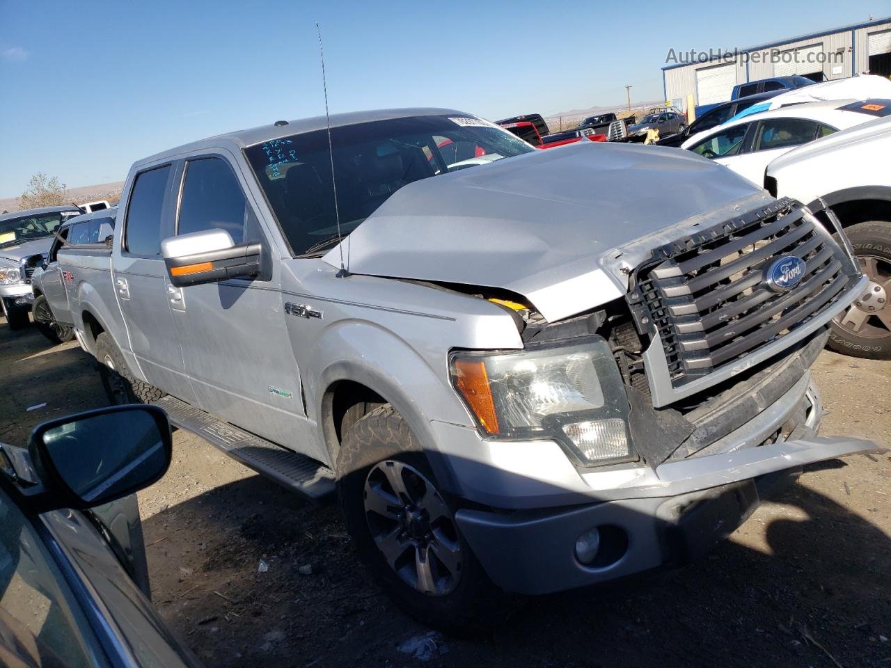 2011 Ford F150 Supercrew Silver vin: 1FTFW1ET6BFB54116