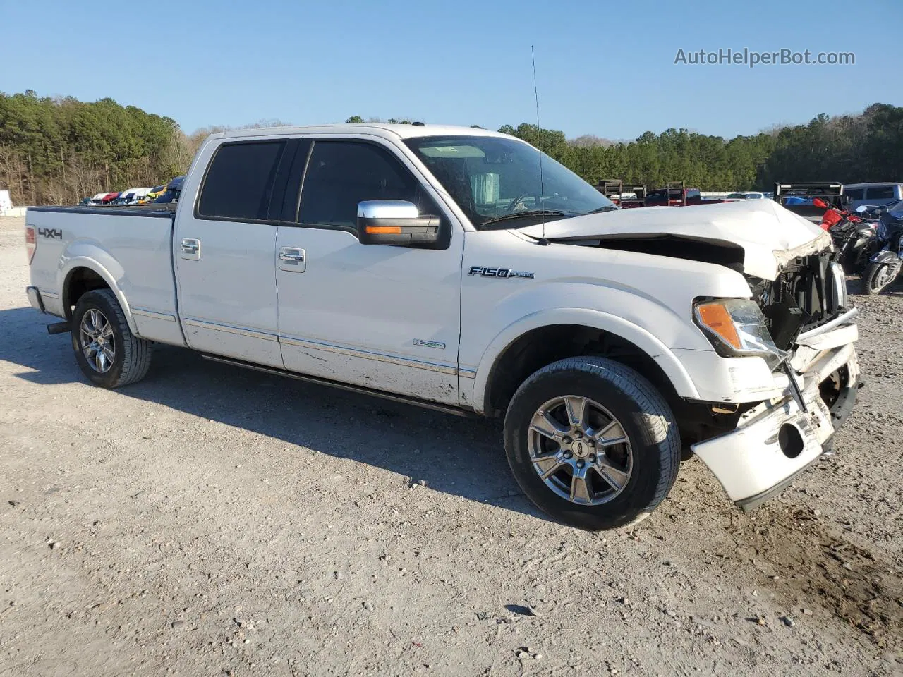 2011 Ford F150 Supercrew White vin: 1FTFW1ET6BFB75726