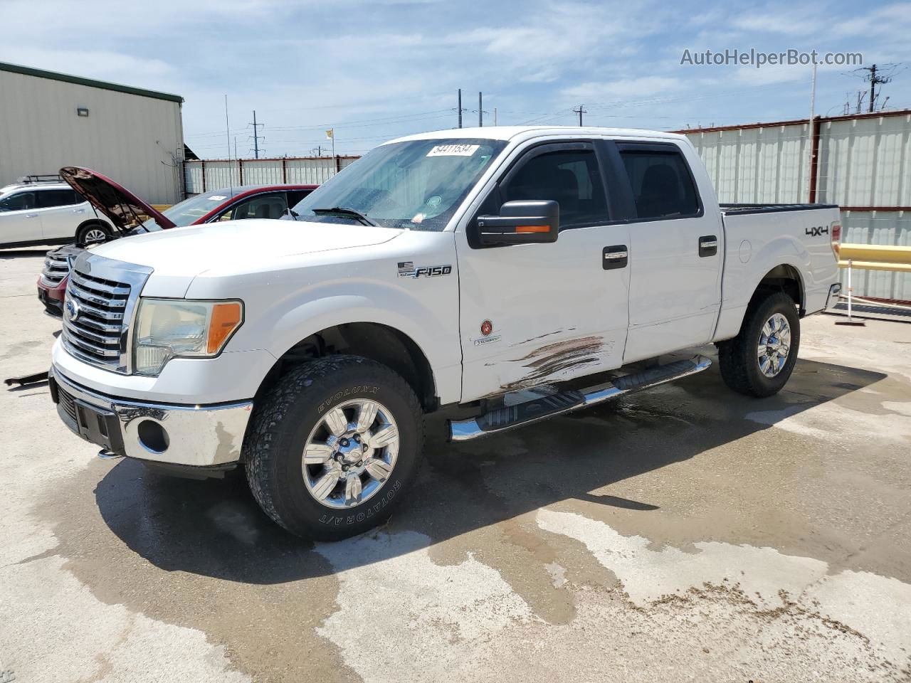 2011 Ford F150 Supercrew White vin: 1FTFW1ET6BFC28280