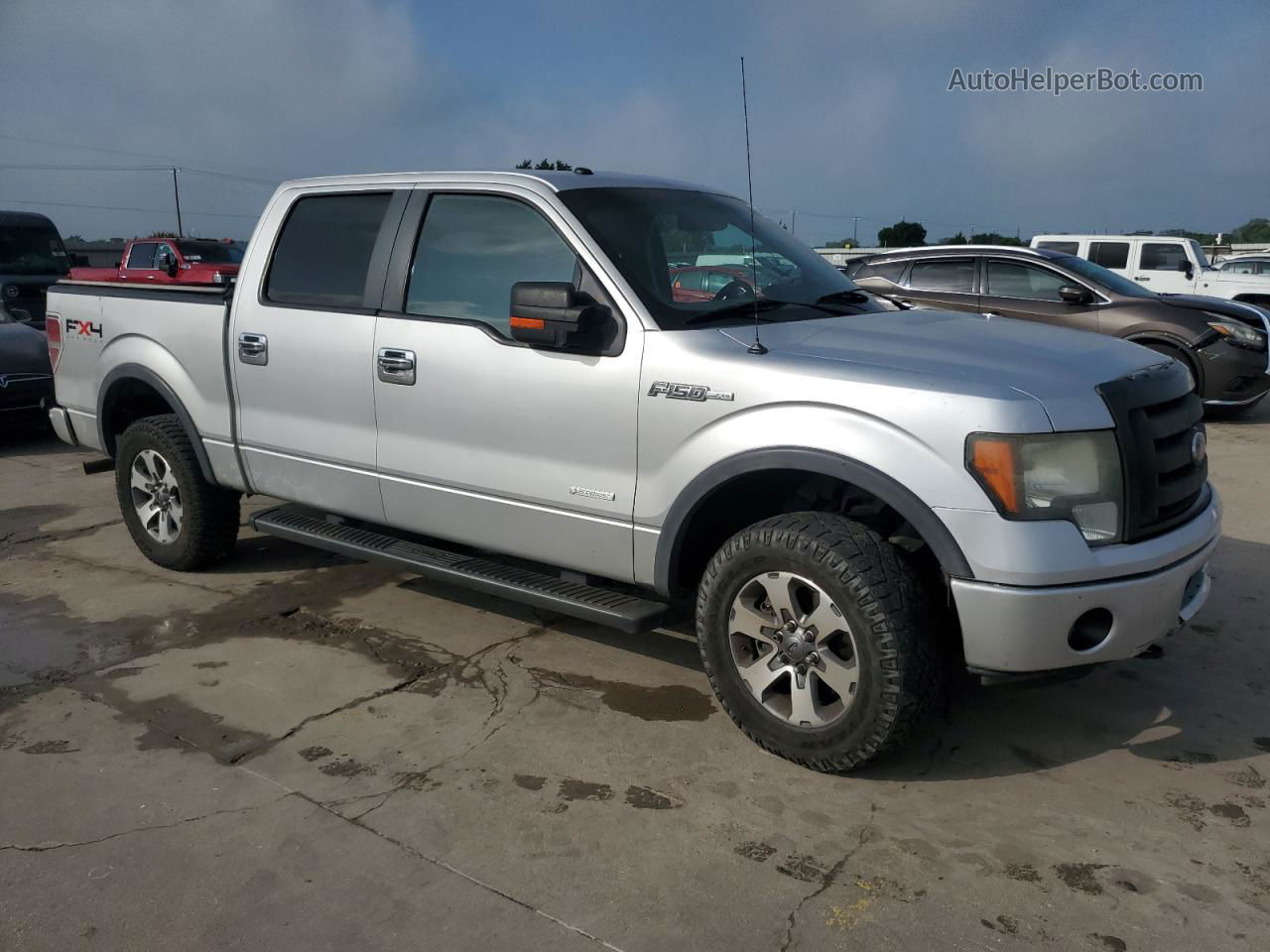 2011 Ford F150 Supercrew Серебряный vin: 1FTFW1ET6BFC61389