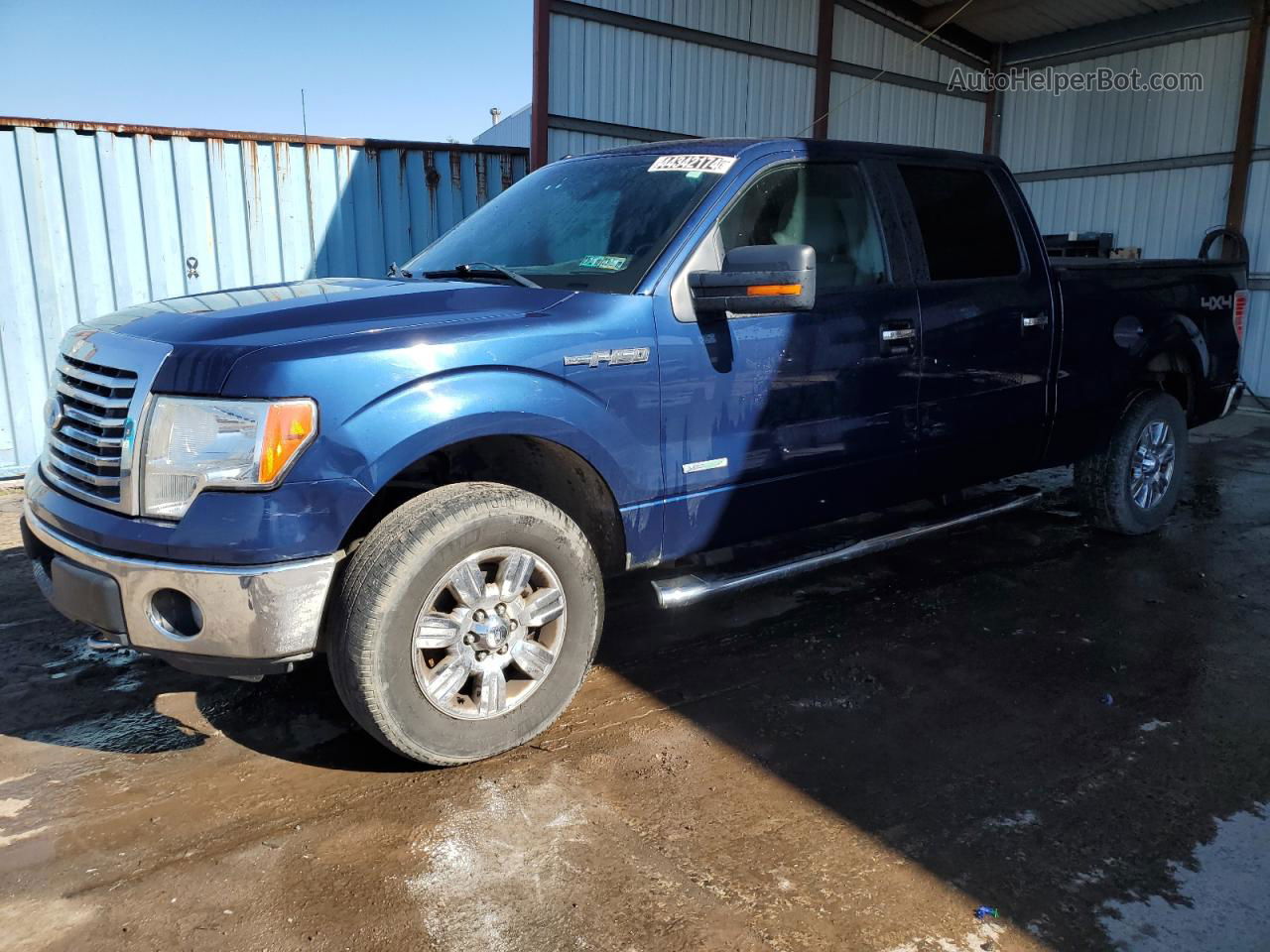 2011 Ford F150 Supercrew Синий vin: 1FTFW1ET6BFC82906