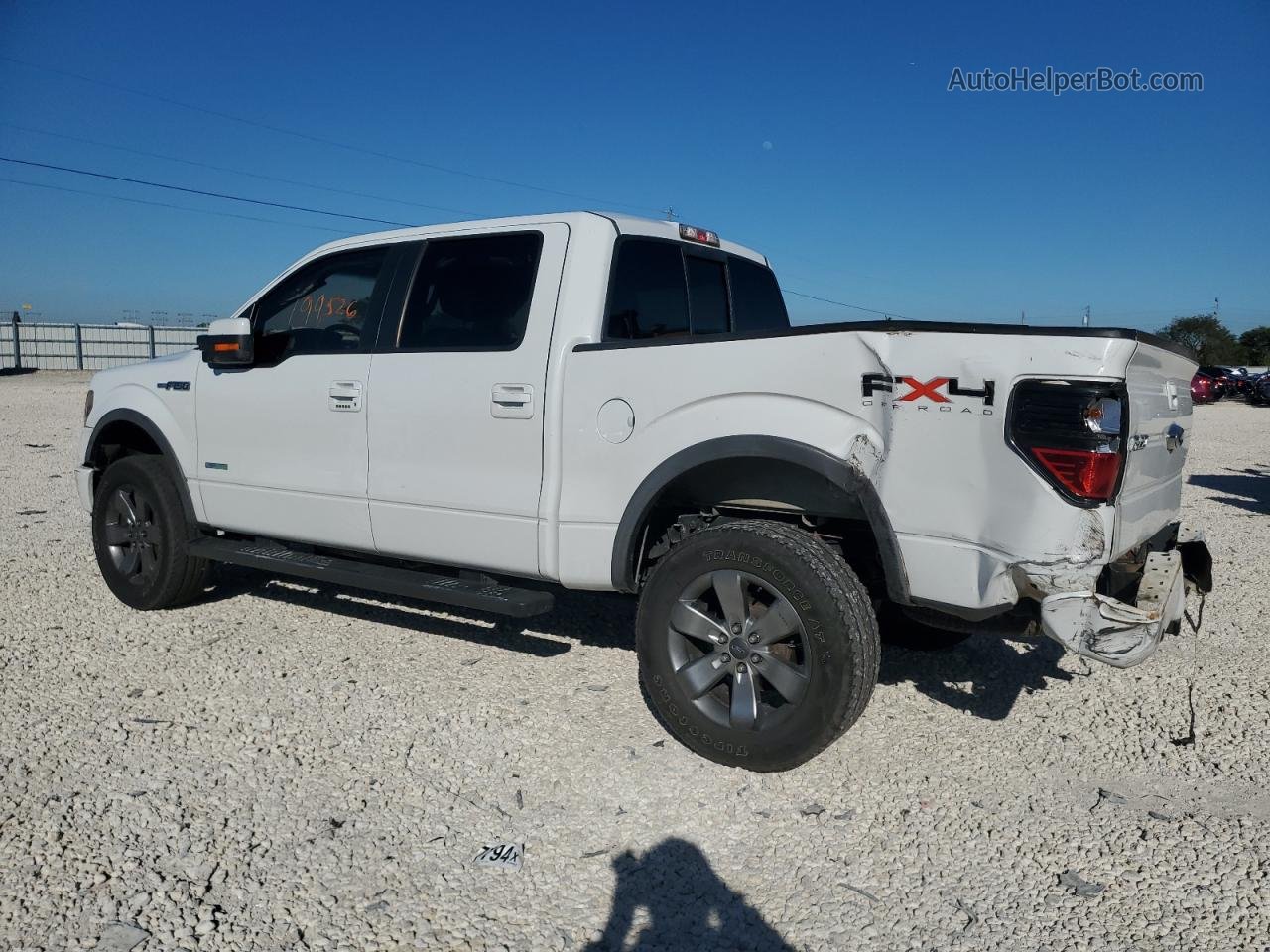 2011 Ford F150 Supercrew Белый vin: 1FTFW1ET6BFD08517