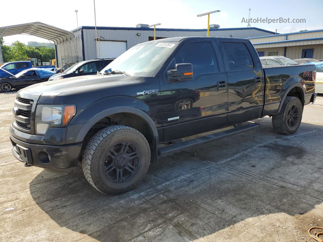 2014 Ford F150 Supercrew Black vin: 1FTFW1ET6EFA72908