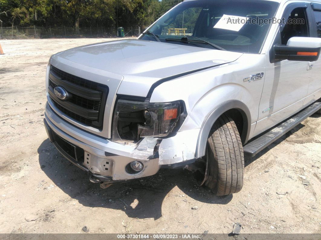 2014 Ford F-150 Xl/xlt/fx4/lariat Silver vin: 1FTFW1ET6EFB49180