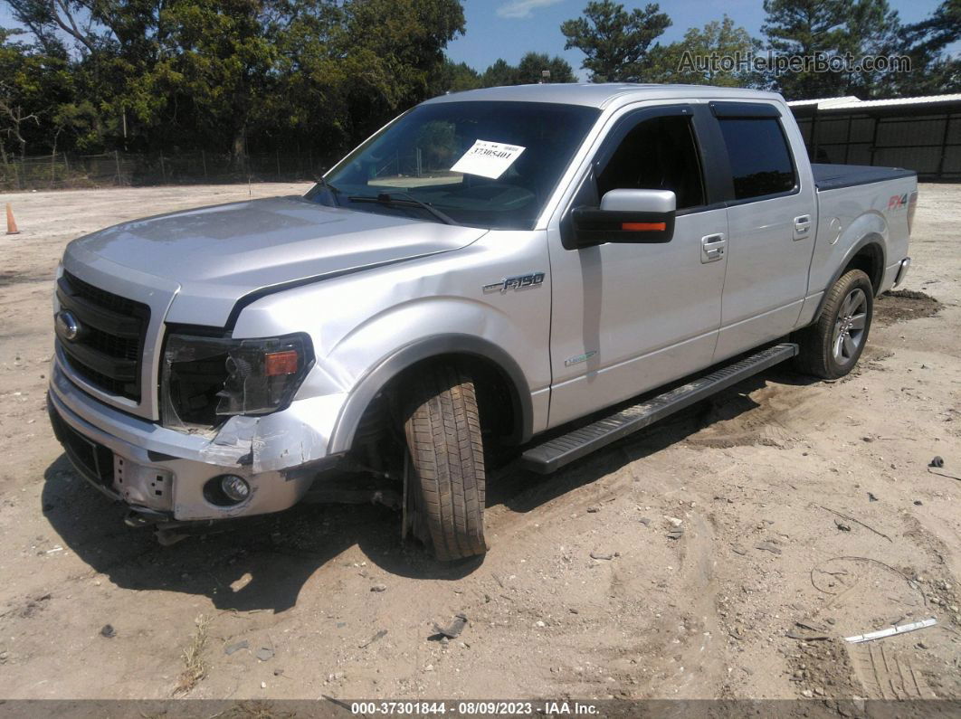 2014 Ford F-150 Xl/xlt/fx4/lariat Silver vin: 1FTFW1ET6EFB49180