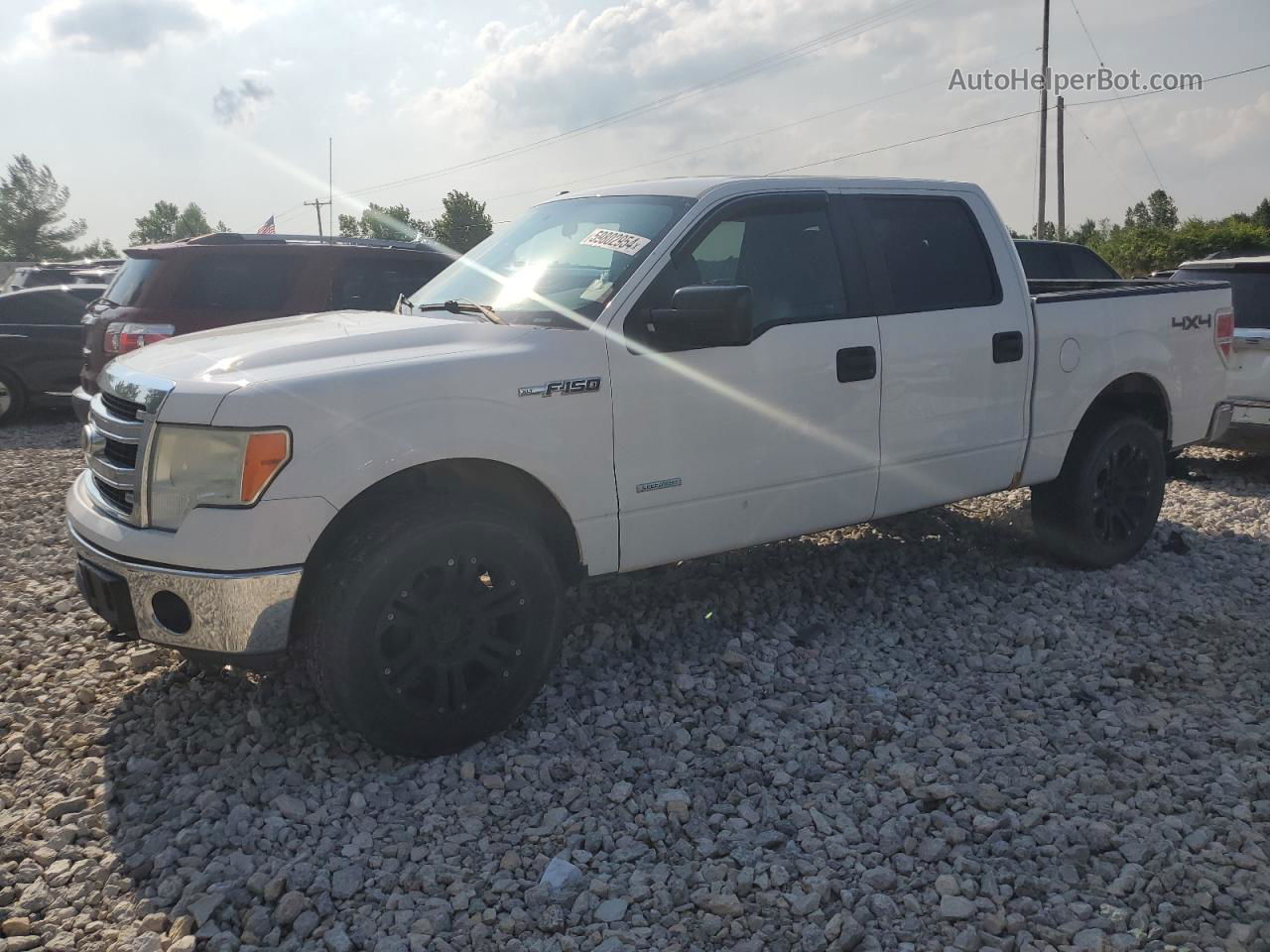 2014 Ford F150 Supercrew White vin: 1FTFW1ET6EFB50989