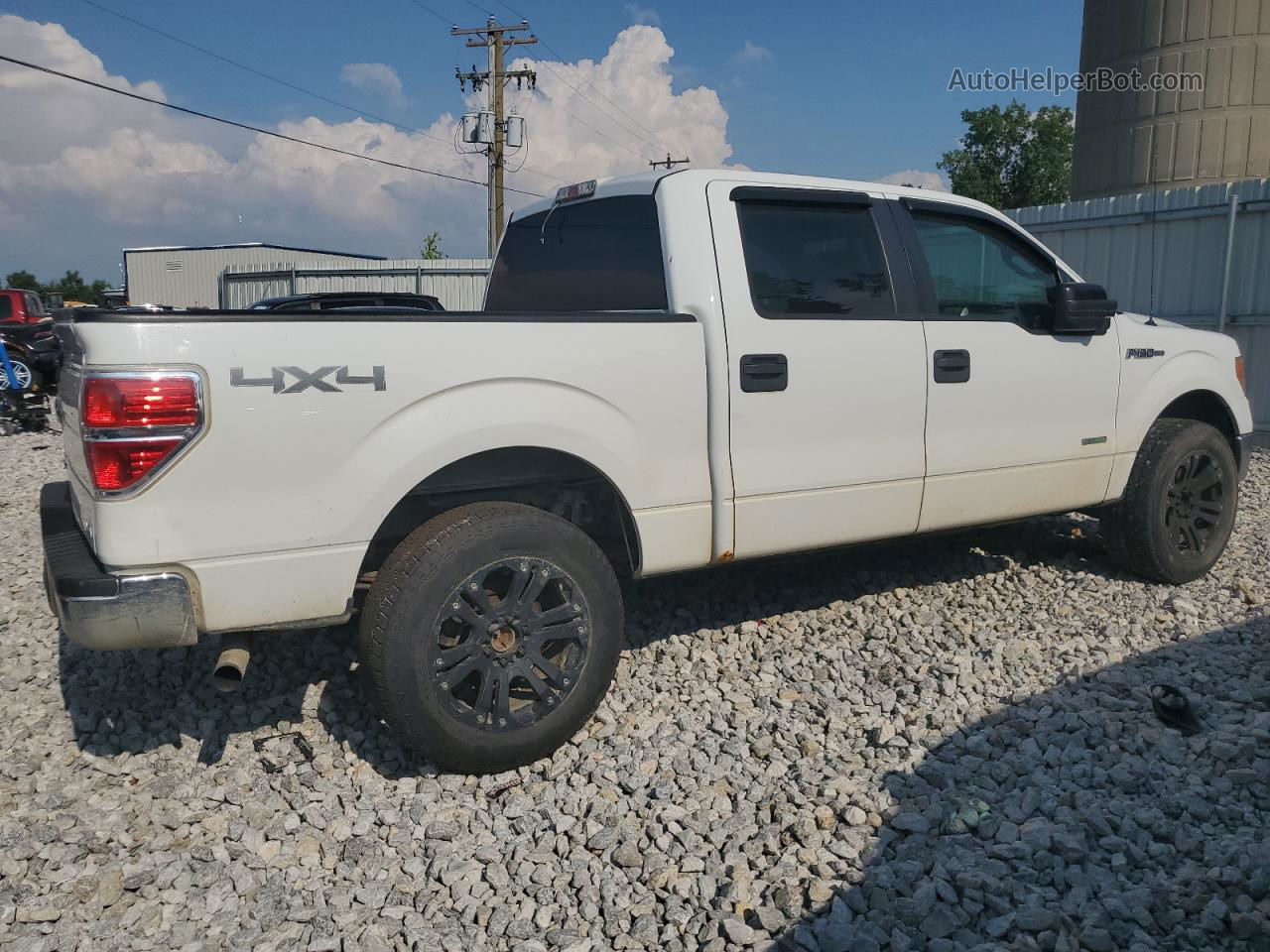 2014 Ford F150 Supercrew White vin: 1FTFW1ET6EFB50989