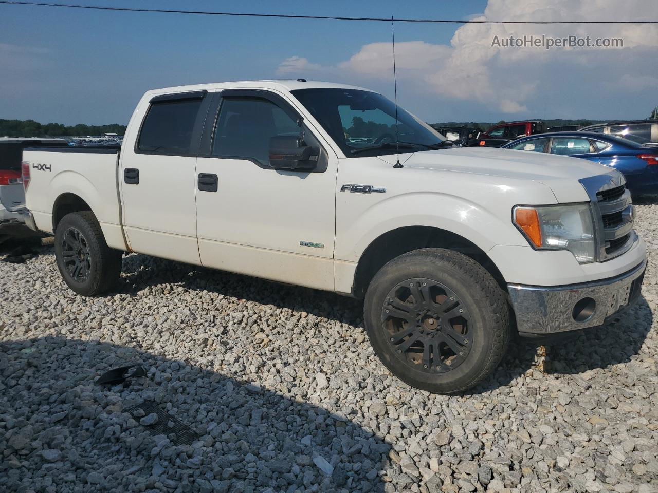 2014 Ford F150 Supercrew White vin: 1FTFW1ET6EFB50989