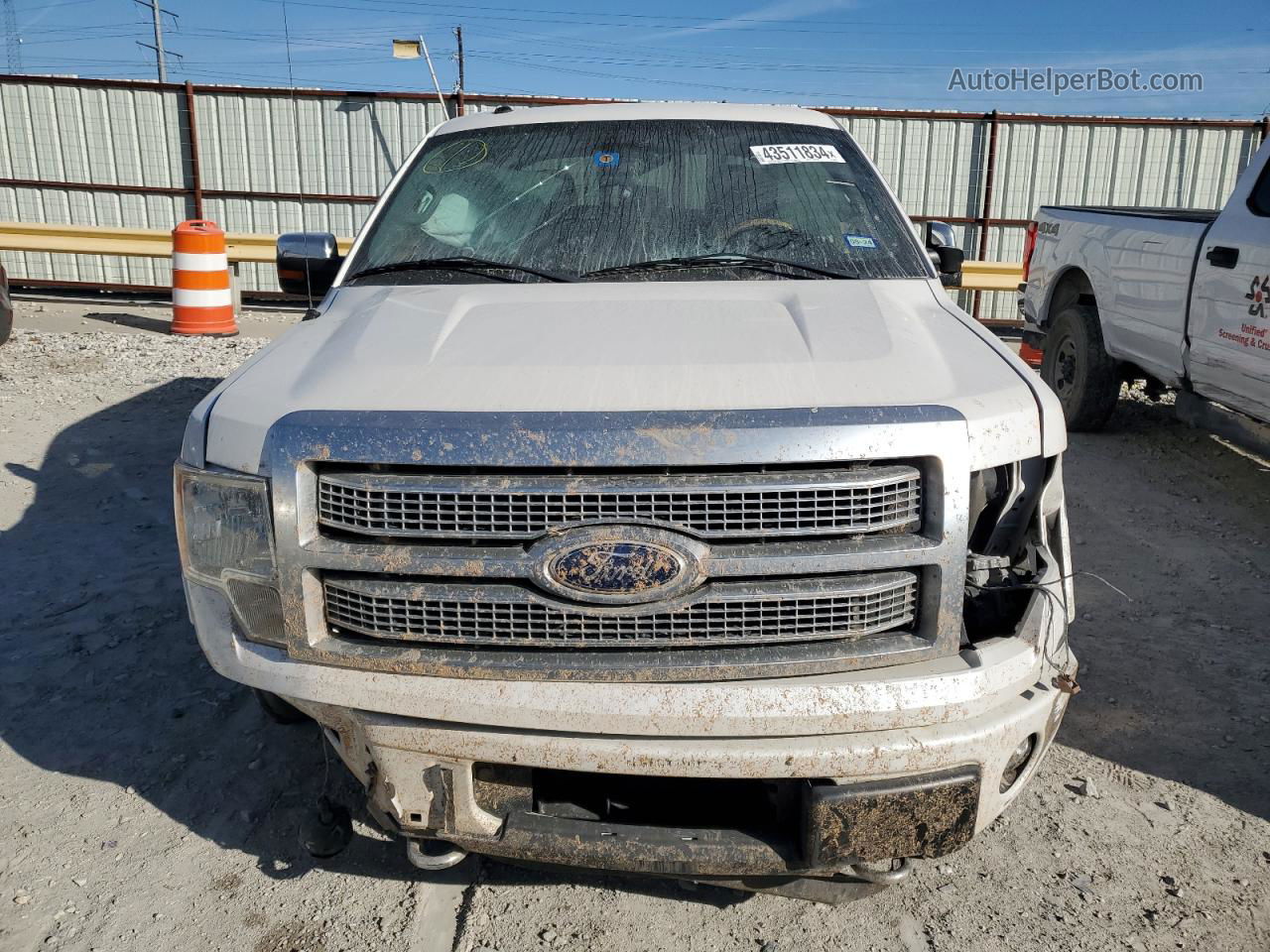 2011 Ford F150 Supercrew White vin: 1FTFW1ET7BFA84612