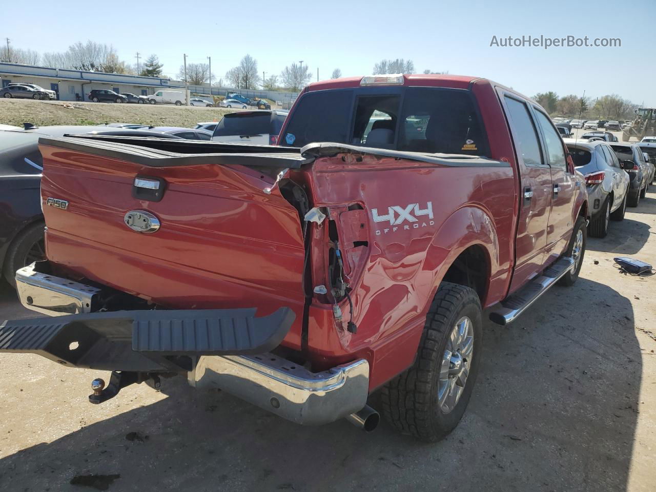 2011 Ford F150 Supercrew Red vin: 1FTFW1ET7BFA85842