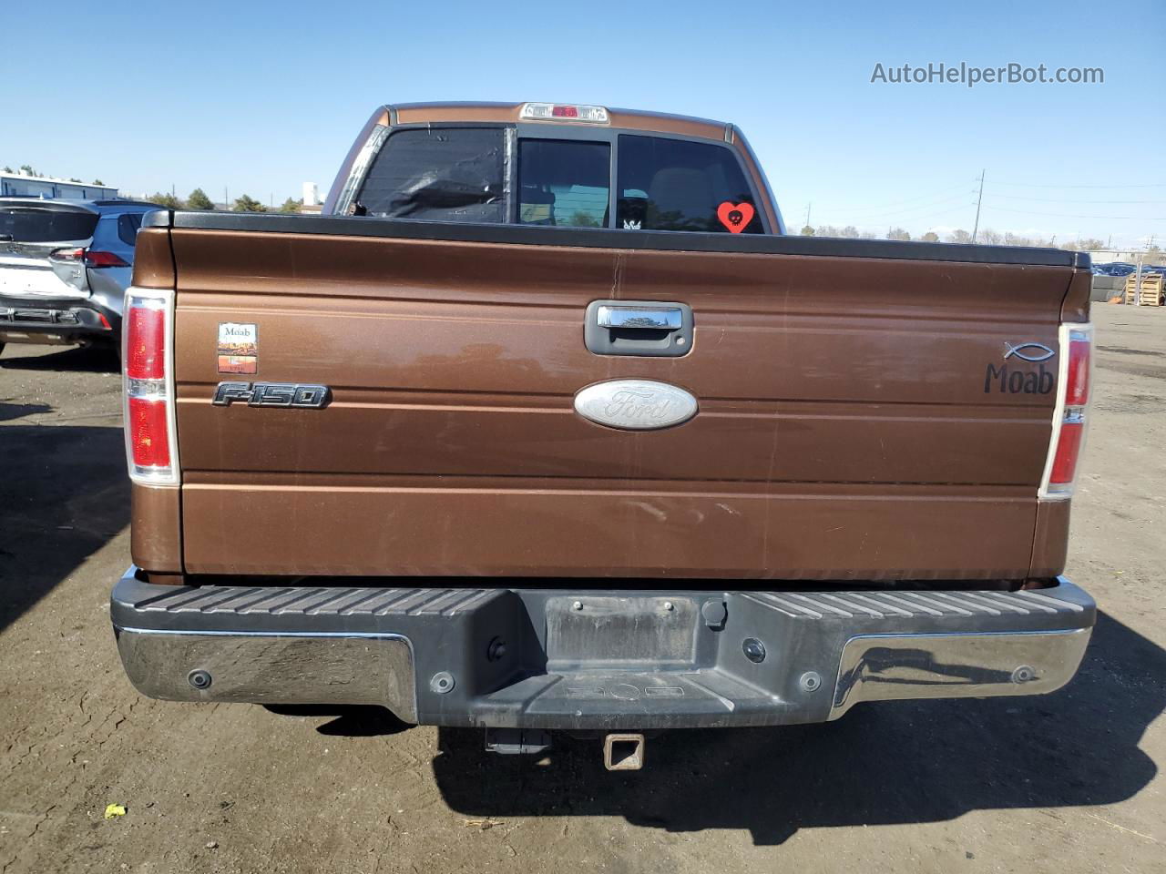 2011 Ford F150 Supercrew Brown vin: 1FTFW1ET7BFC18891