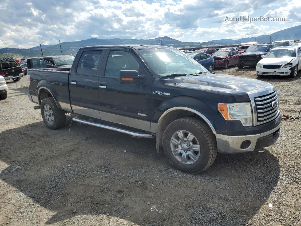 2011 Ford F150 Supercrew Black vin: 1FTFW1ET7BFC32239