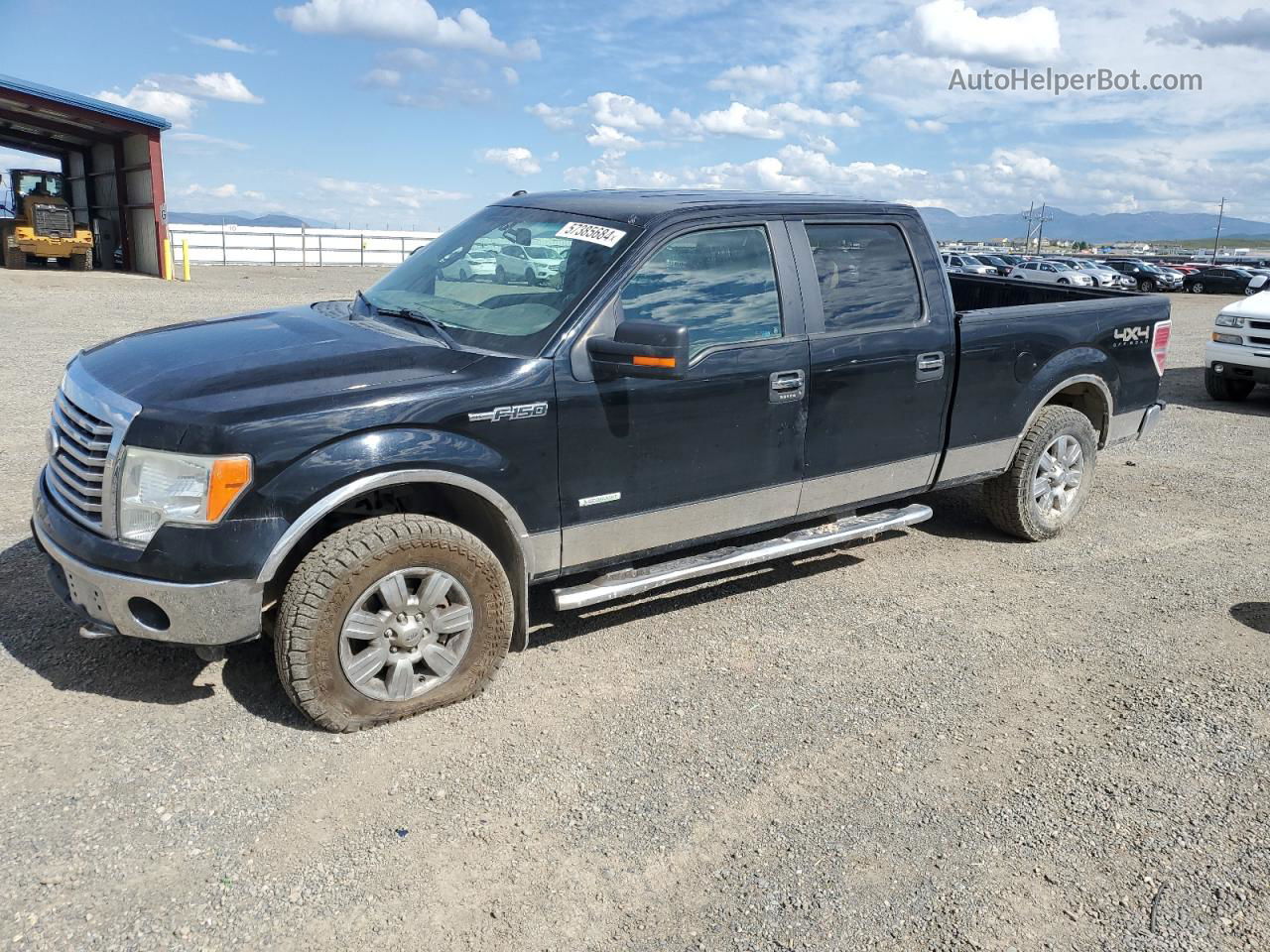 2011 Ford F150 Supercrew Black vin: 1FTFW1ET7BFC32239