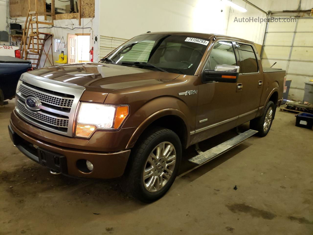 2011 Ford F150 Supercrew Brown vin: 1FTFW1ET7BFC51180