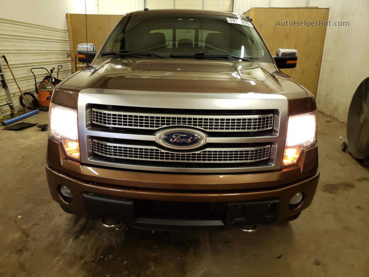 2011 Ford F150 Supercrew Brown vin: 1FTFW1ET7BFC51180