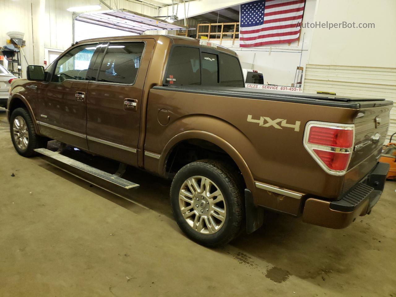 2011 Ford F150 Supercrew Brown vin: 1FTFW1ET7BFC51180