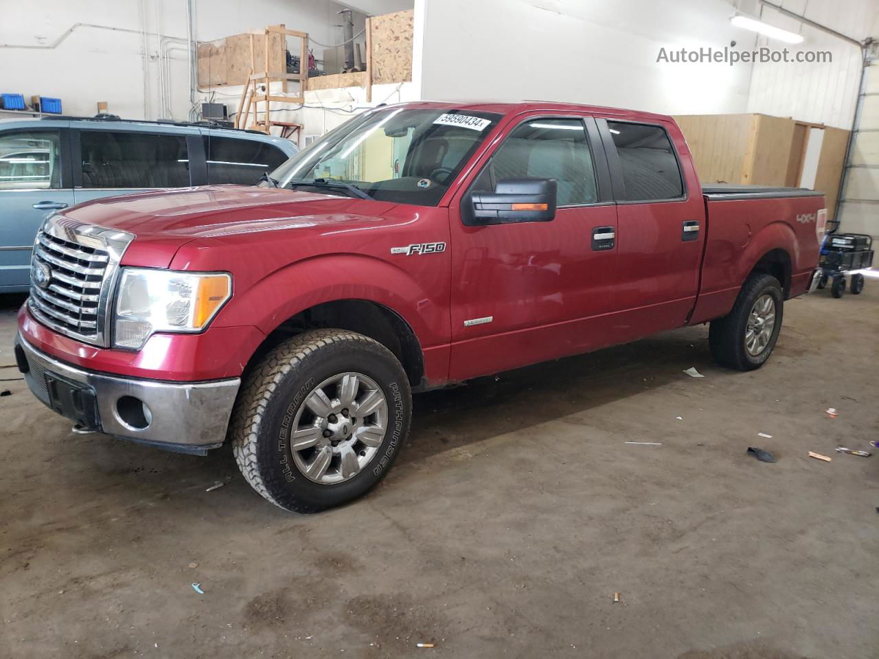 2011 Ford F150 Supercrew Red vin: 1FTFW1ET7BFC86883