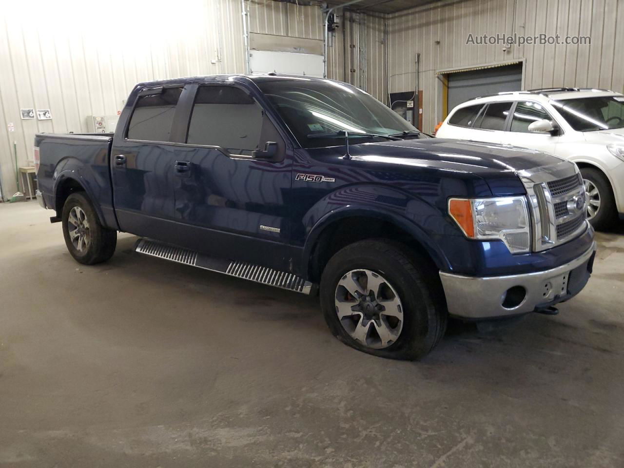 2011 Ford F150 Supercrew Синий vin: 1FTFW1ET7BFD18179