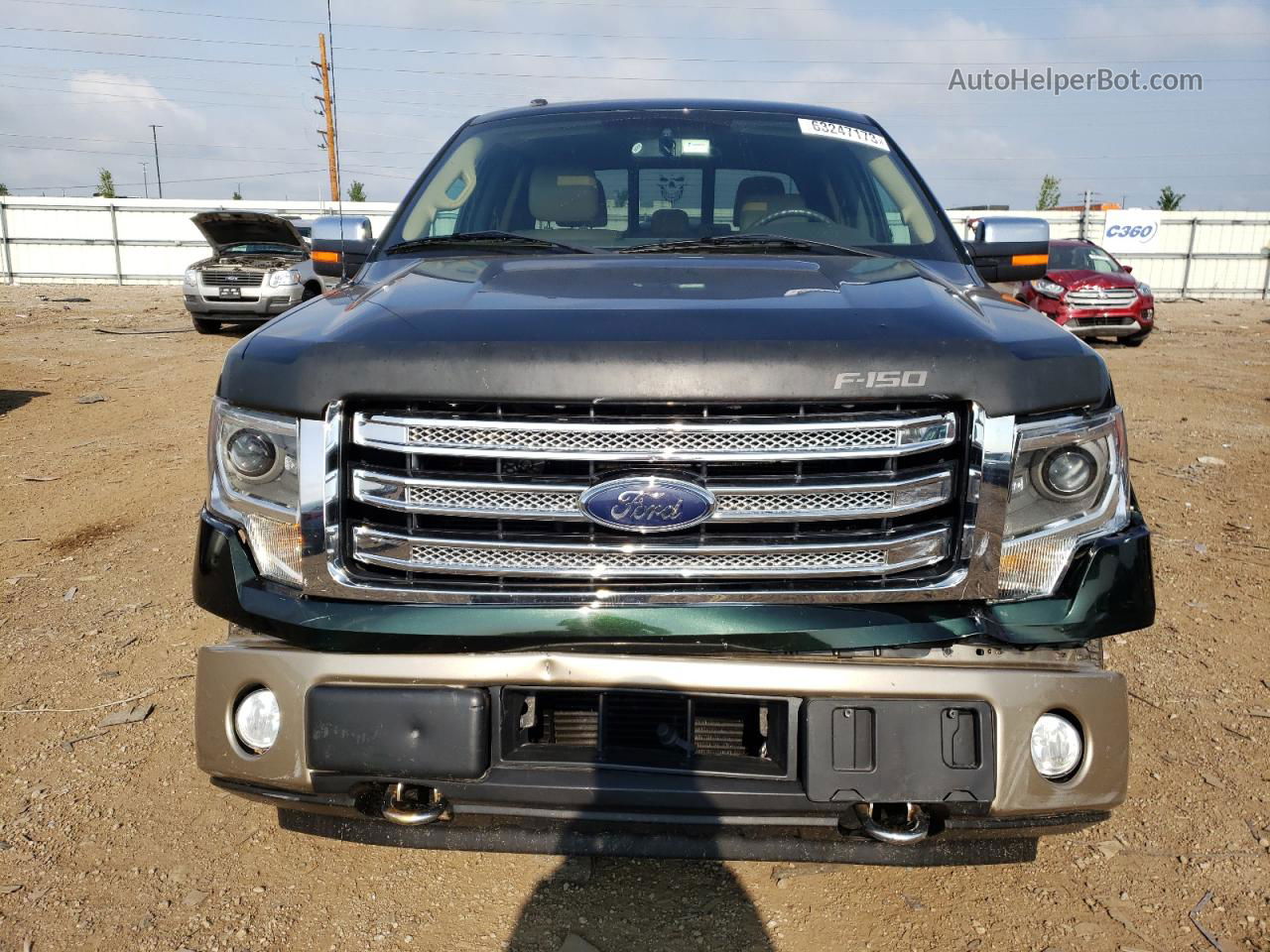 2014 Ford F150 Supercrew Green vin: 1FTFW1ET7EFA26066