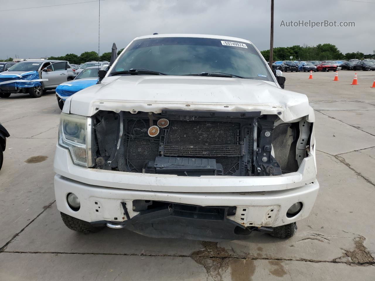 2014 Ford F150 Supercrew White vin: 1FTFW1ET7EFA37391